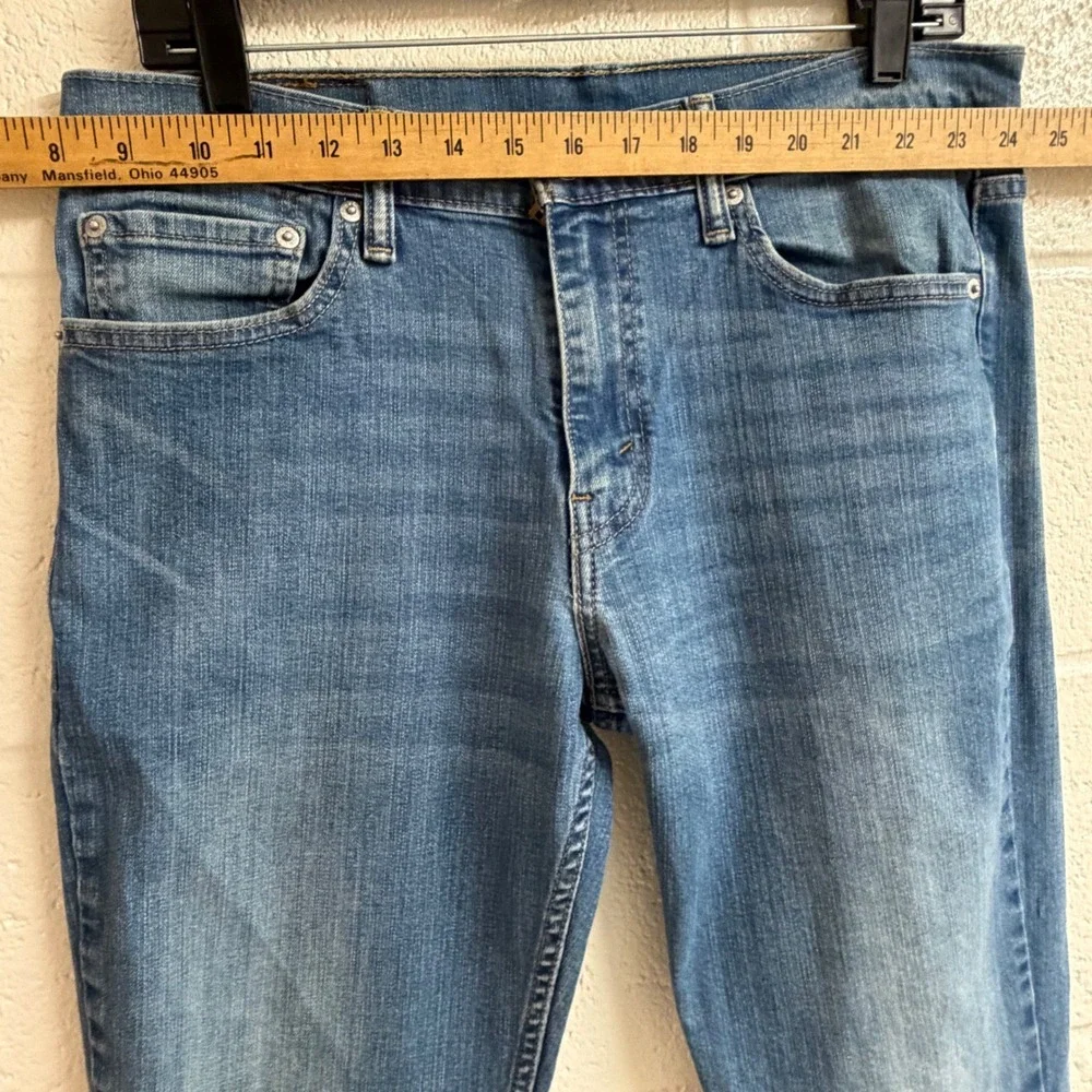 Levis Mens 511 Slim Fit Jeans 33x31 Blue Medium Wash Denim Casual Classic